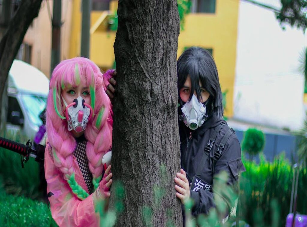 chibi nezuko dibujo para colorear