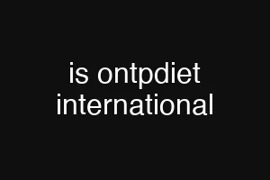is ontpdiet international