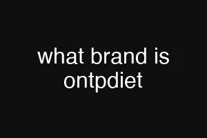 what brand is ontpdiet